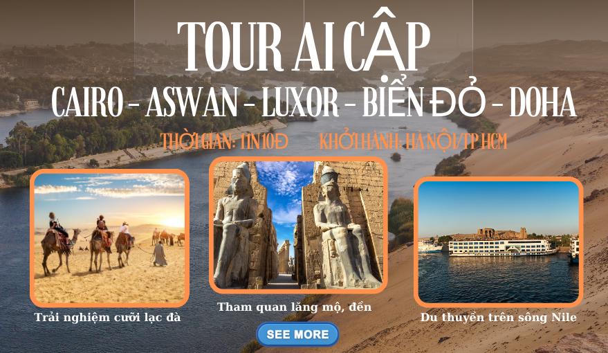 Chùm tour Ai Cập giá tốt